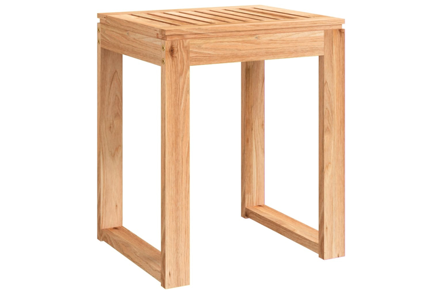 vidaXL 350344 Bathroom Stool 40x30x46cm Solid Wood Walnut