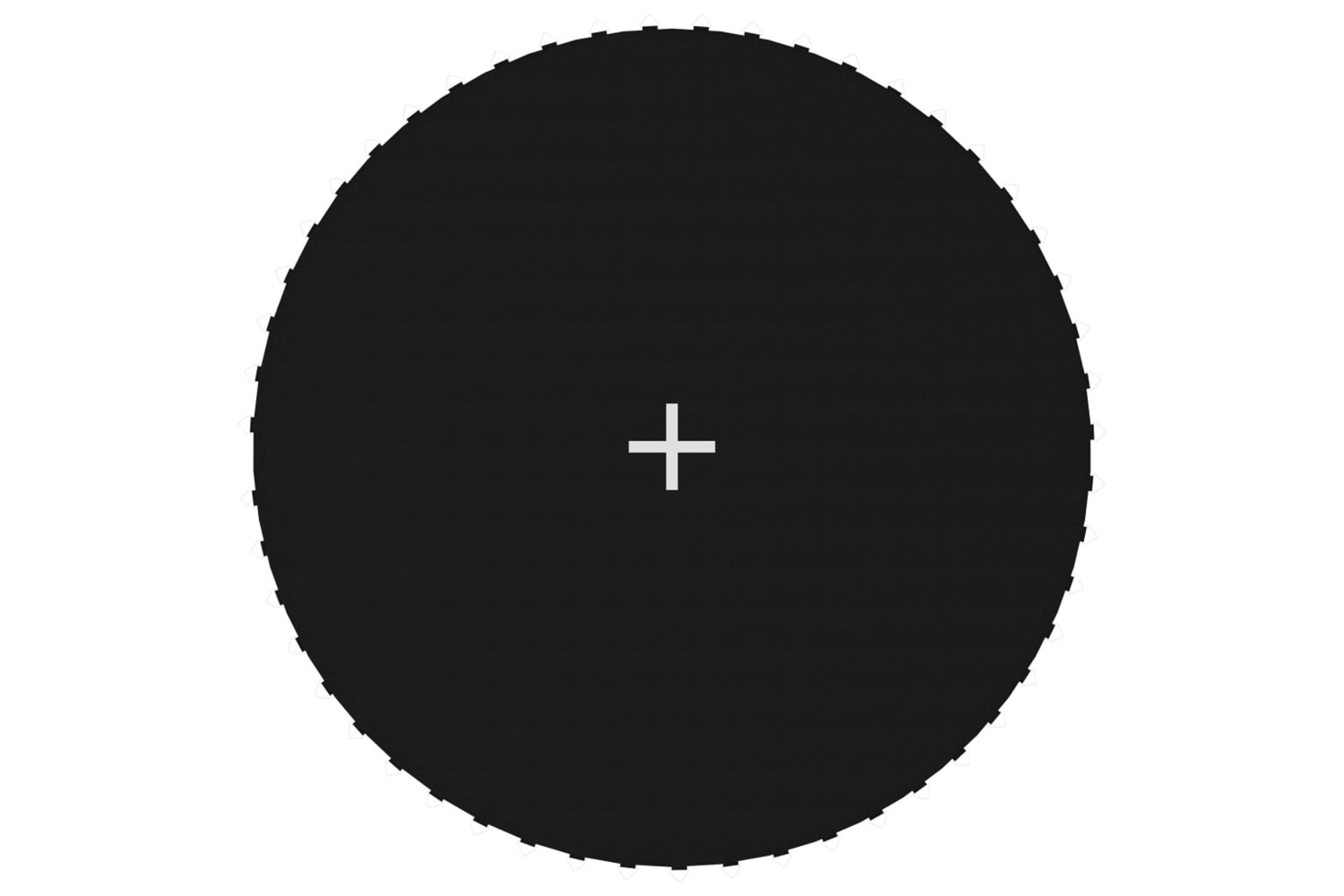 vidaXL 92403 Jumping Mat Fabric Black For 10 Feet/3.05 M Round Trampoline