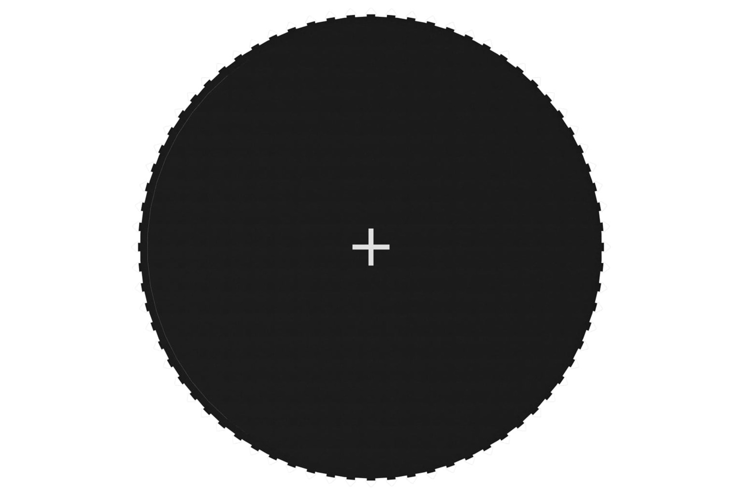 vidaXL 92405 Jumping Mat Fabric Black For 13 Feet/3.96 M Round Trampoline