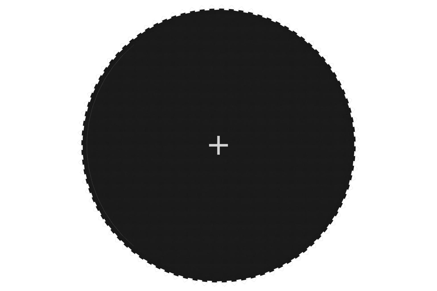 vidaXL 92407 Jumping Mat Fabric Black For 15 Feet/4.57 M Round Trampoline