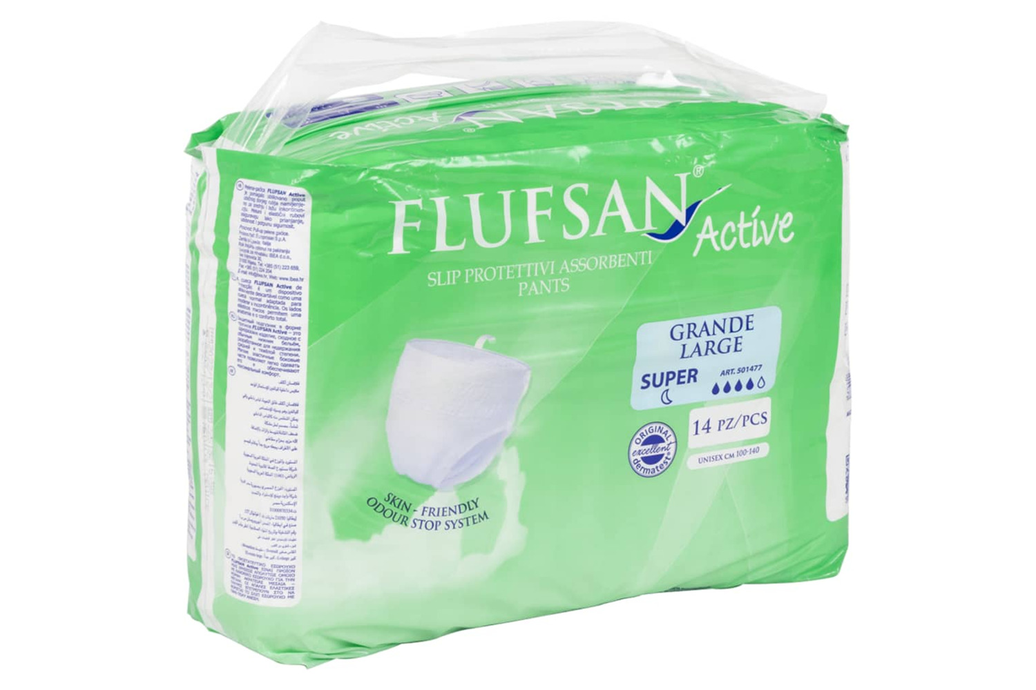 vidaXL 4008046 Flufsan Incontinence Pants For Adults 14 Pcs Size L