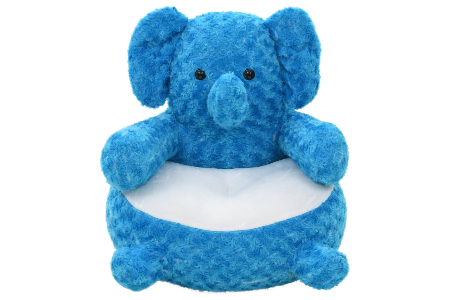 vidaXL 80240 Elephant Cuddly Toy Plush Blue