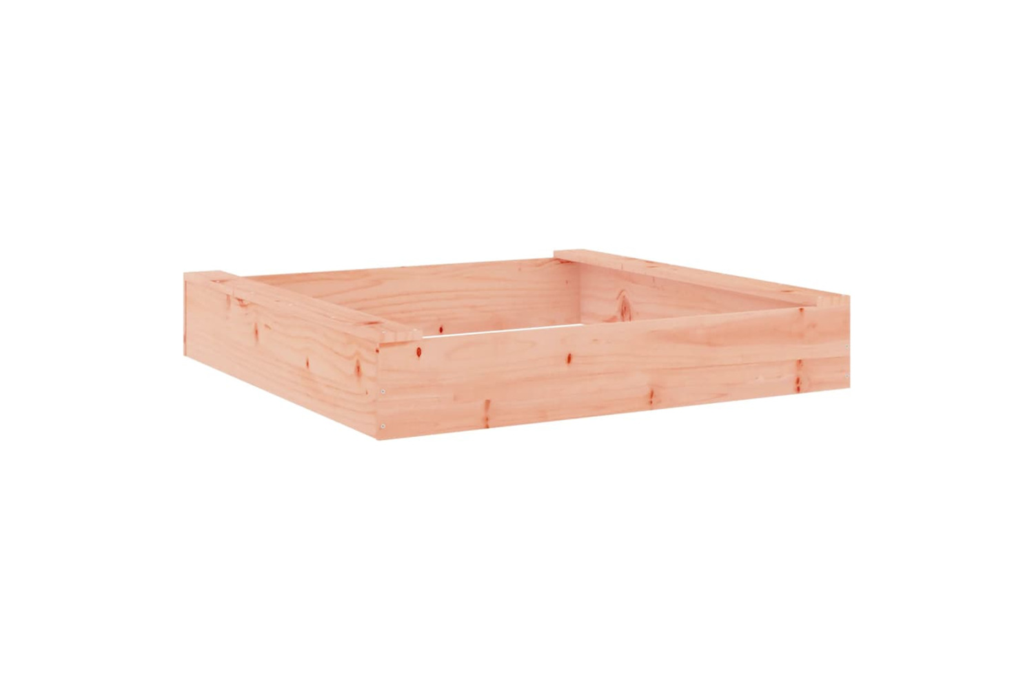 vidaXL 825035 Sandbox With Seats Square Solid Wood Douglas