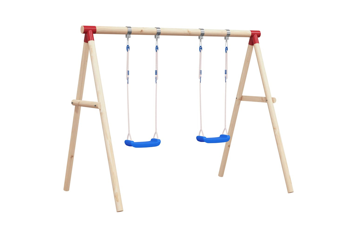 Vidaxl Swing Seats With Ropes 2 Pcs Blue 37x15 Cm Polyethene