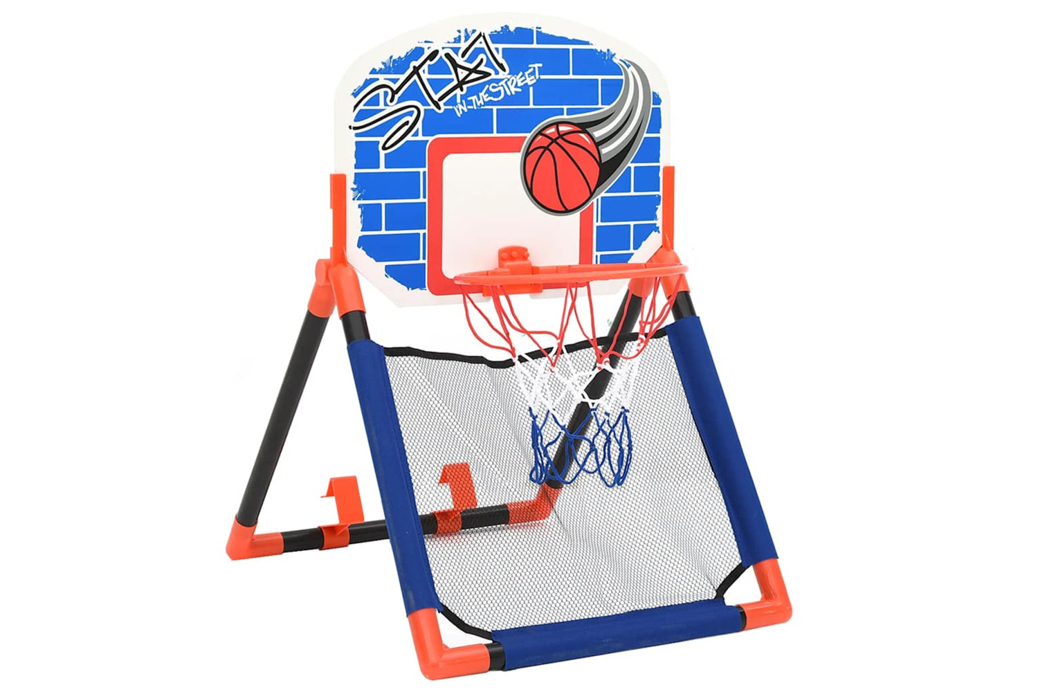 Vidaxl Children Basketball Set Multifunctional Floor And Wall