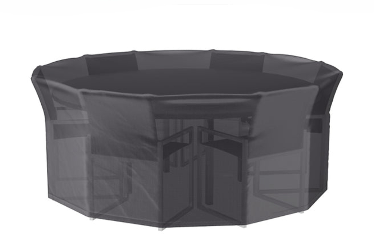 AeroCover Bronte 5 Piece Garden Set Cover Round | 250 x 85cm