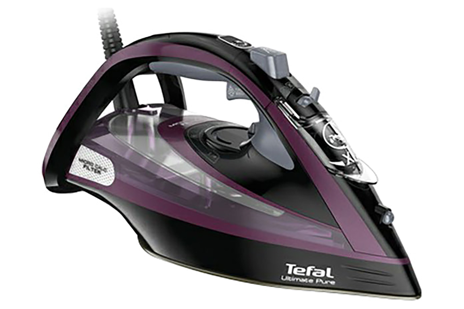 Tefal 3000W Ultimate Pure Steam Iron | Black/Purple