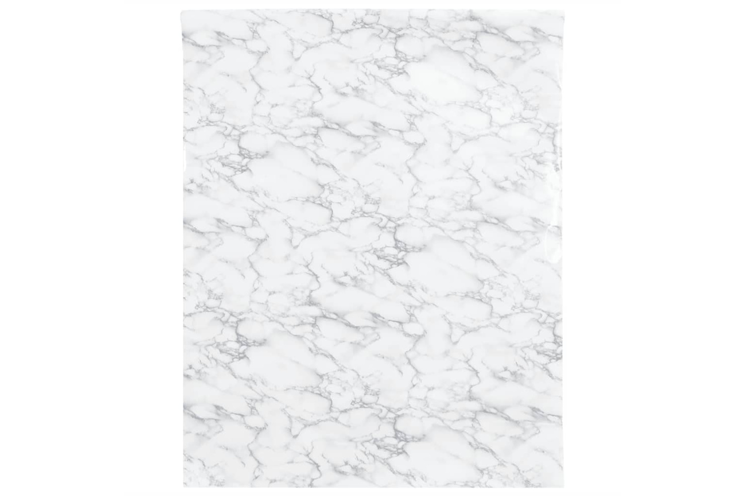 vidaXL 155774 Furniture Sticker Self-adhesive Marble White 90x500cm Pvc