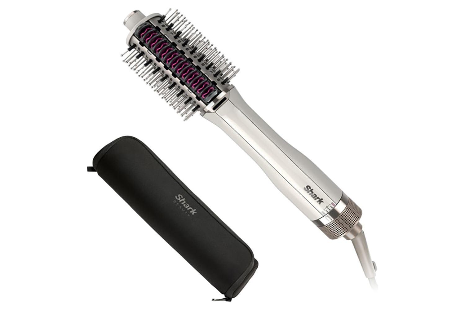 Shark SmoothStyle Hot Brush & Smoothing Comb with Storage Bag | HT212UK | Silk
