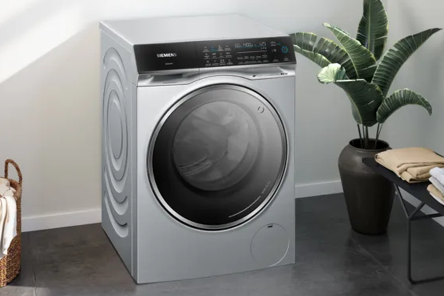 Siemens 10.5kg Washer / 6kg Dryer Freestanding Washer Dryer | WN54C2ATGB