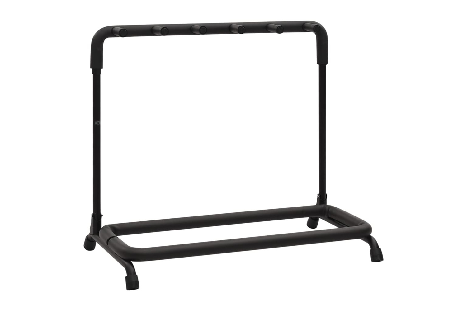 vidaXL 70174 Folding Guitar Stand With 5 Sections Black 74x41x66cm Steel
