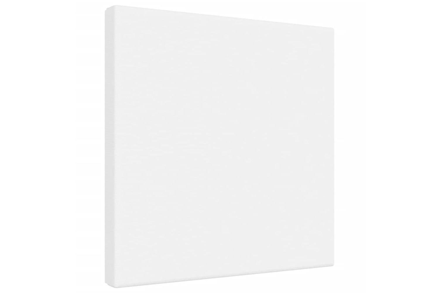 vidaXL 154963 Stretched Canvases 12 Pcs White Fabric And Solid Wood Pine