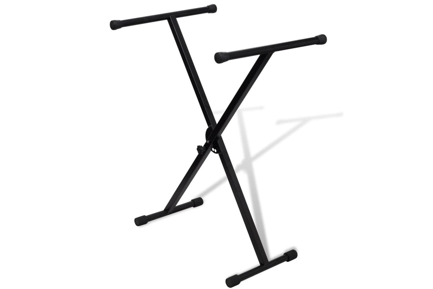vidaXL 70029 Adjustable Single Braced Keyboard Stand X-frame