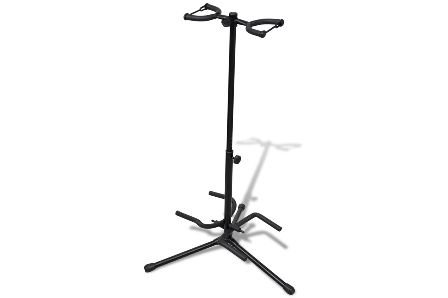 vidaXL 70034 Adjustable Double Guitar Stand Foldable
