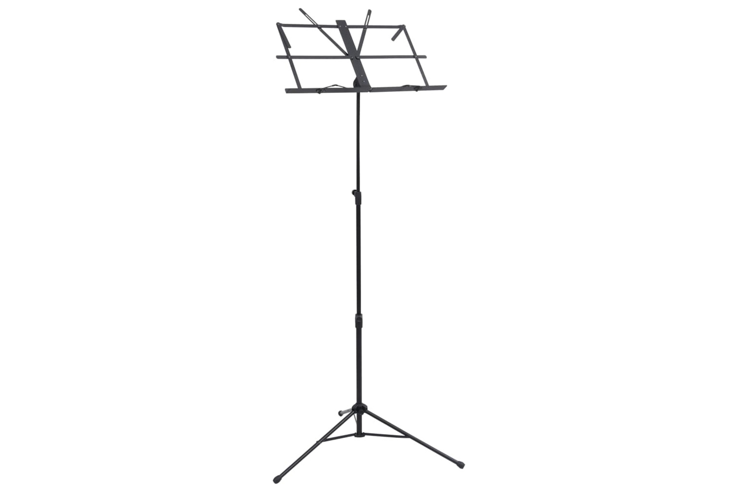 vidaXL 70074 Music Book Stand Black Steel