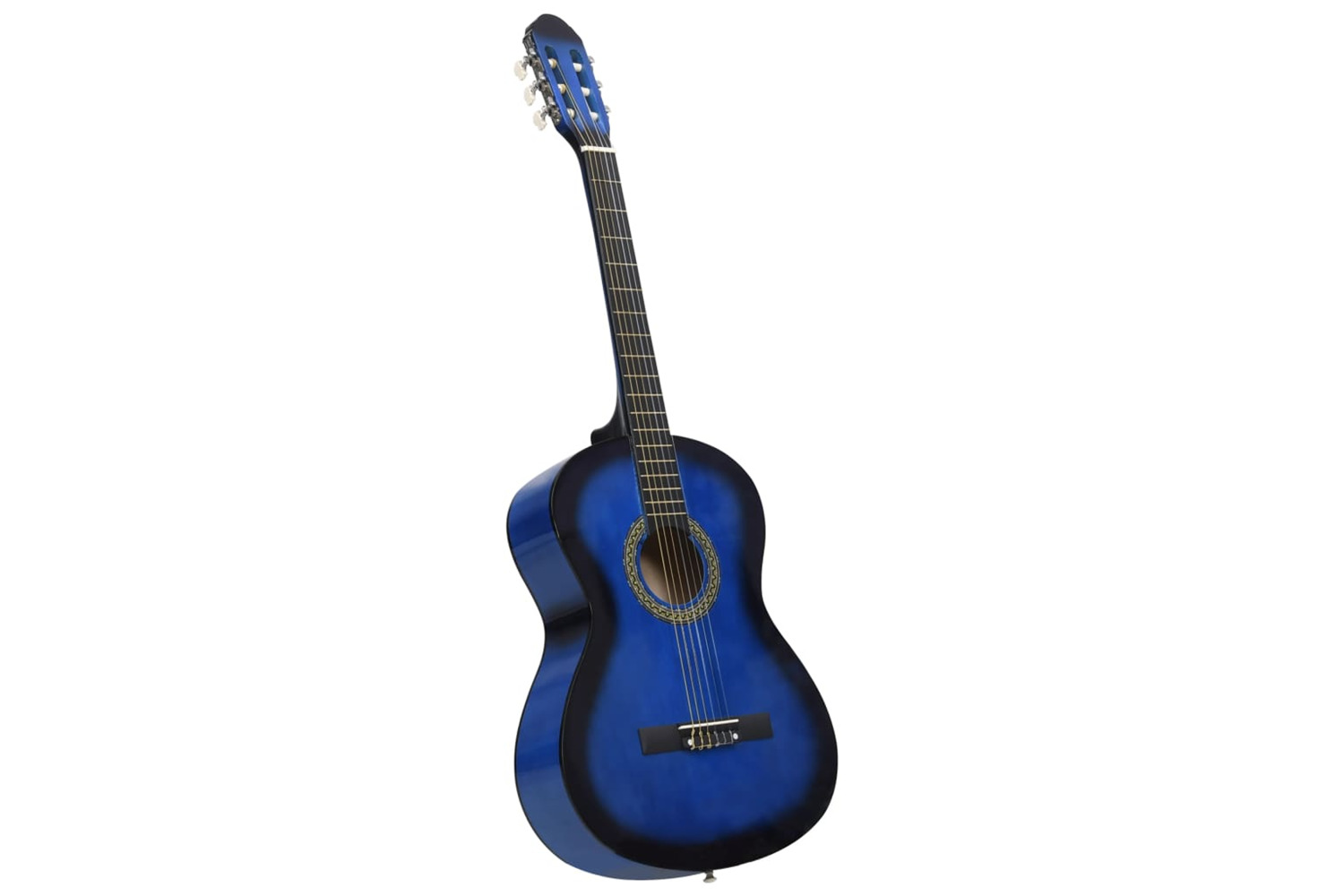 vidaXL 70108 Classical Guitar For Beginner Blue 4/4 39" Basswood