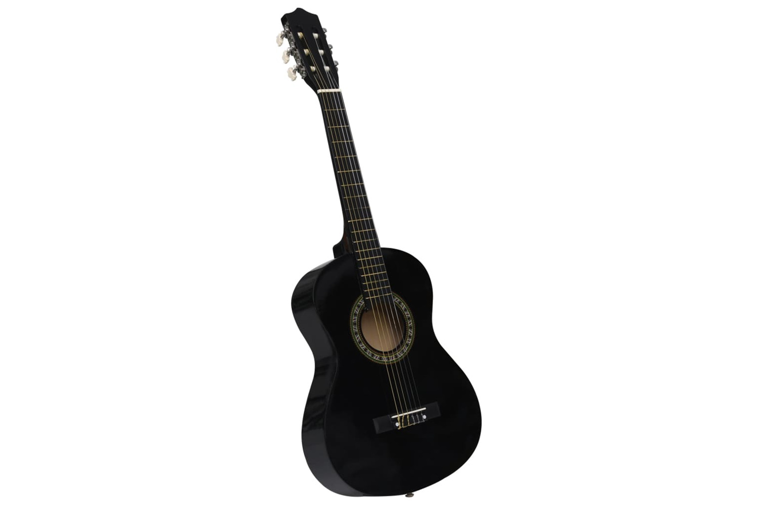 vidaXL 70126 Classical Guitar For Beginner And Kids Black 1/2 34"