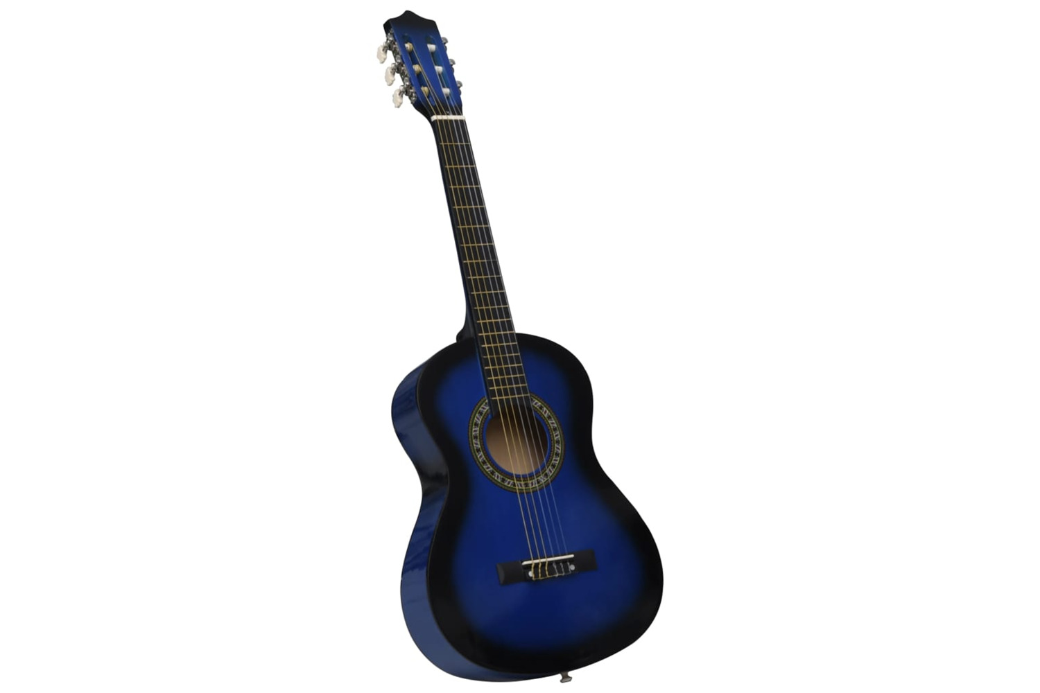 vidaXL 70124 Classical Guitar For Beginner And Kids Blue 1/2 34"