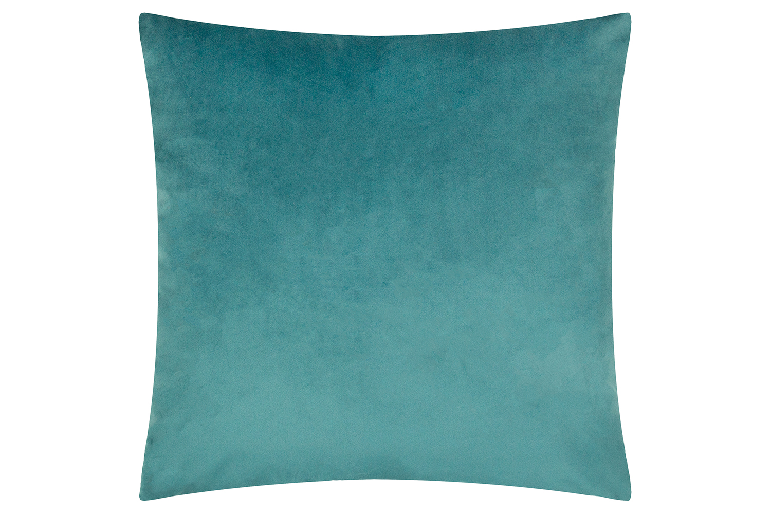 Duo Velvet Feather Cushion | Teal/Royal | 50 x 50 cm