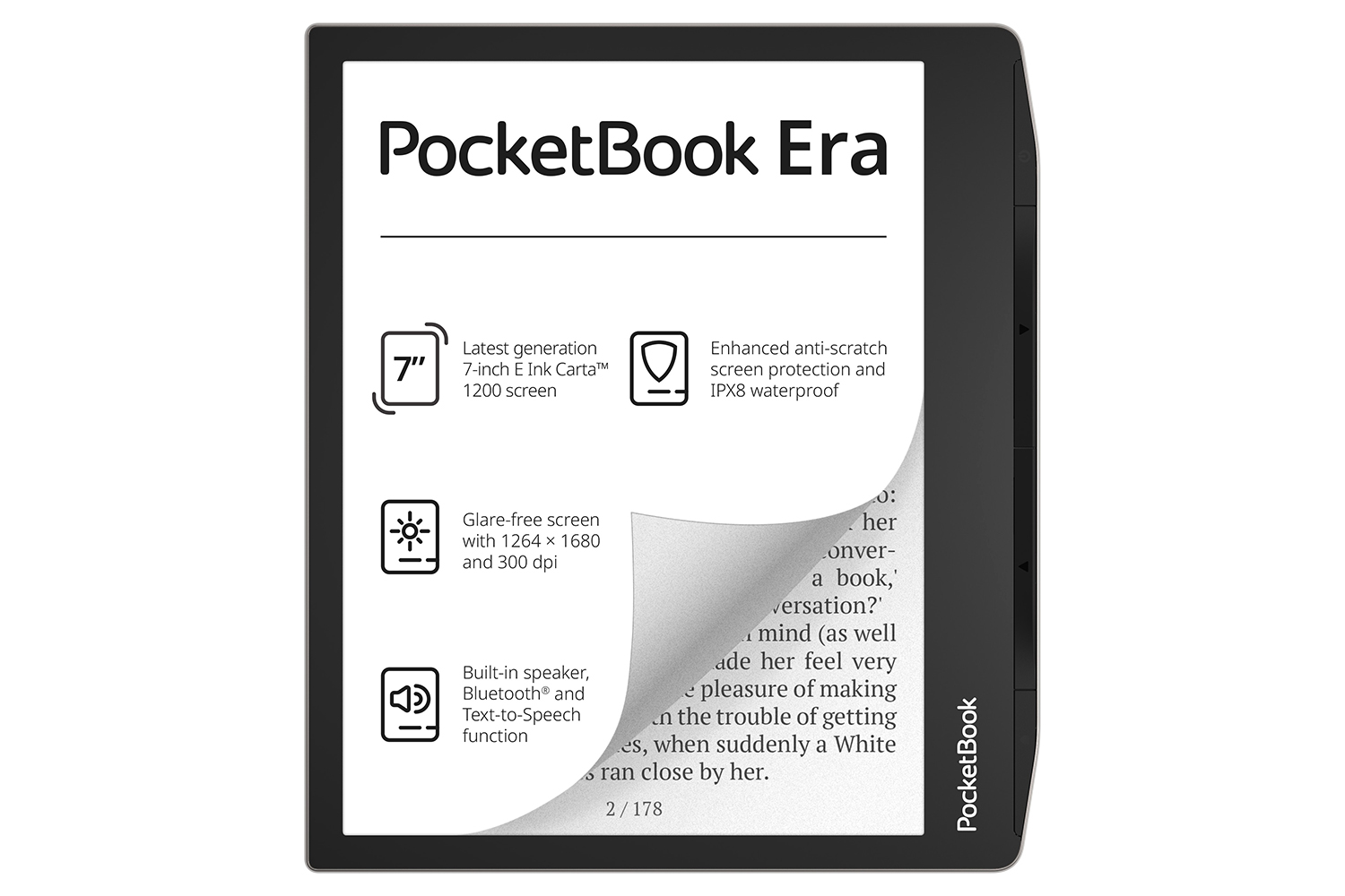 PocketBook Era 7" E-Reader | 16GB | Stardust Silver