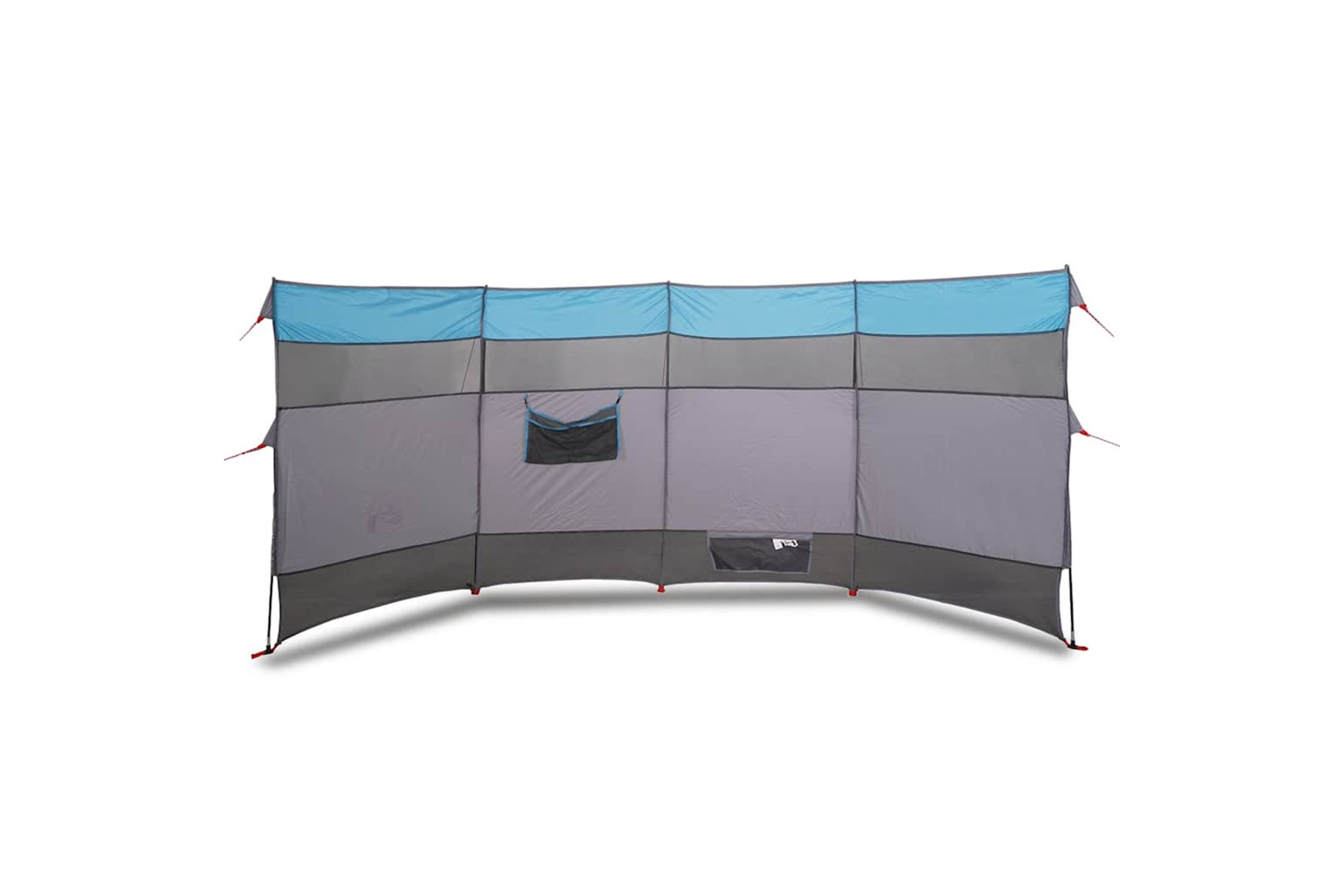 Vidaxl Camping Windbreak Blue 366x152x152 Cm Waterproof
