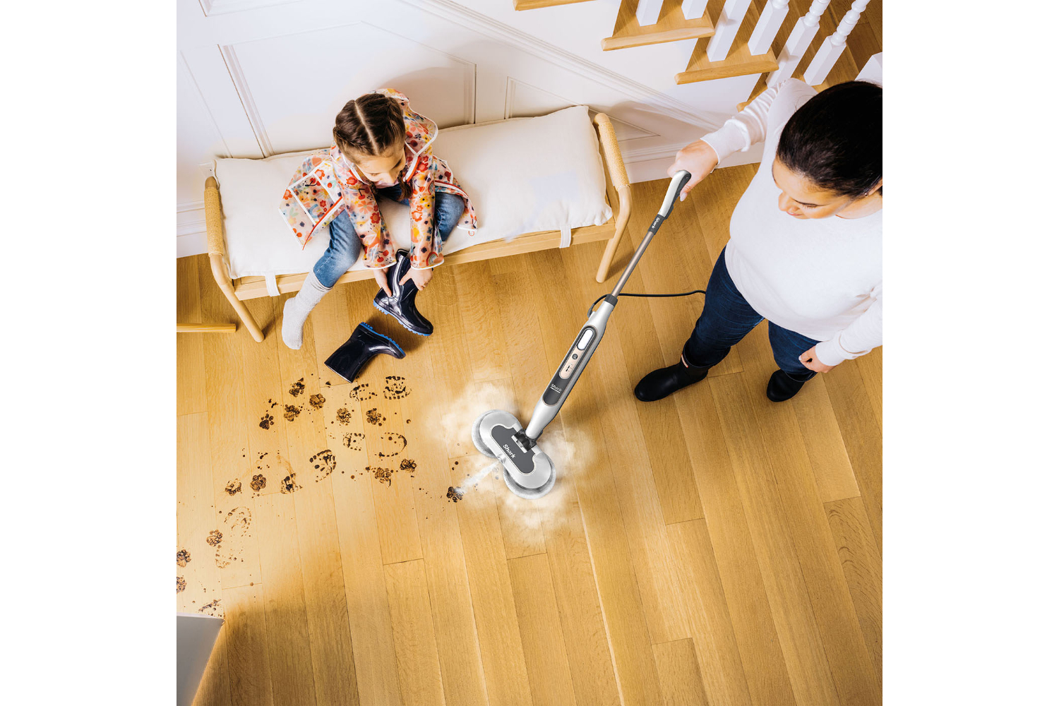 Shark Steam & Scrub Automatic Steam Mop with Steam Blaster | S8201UK