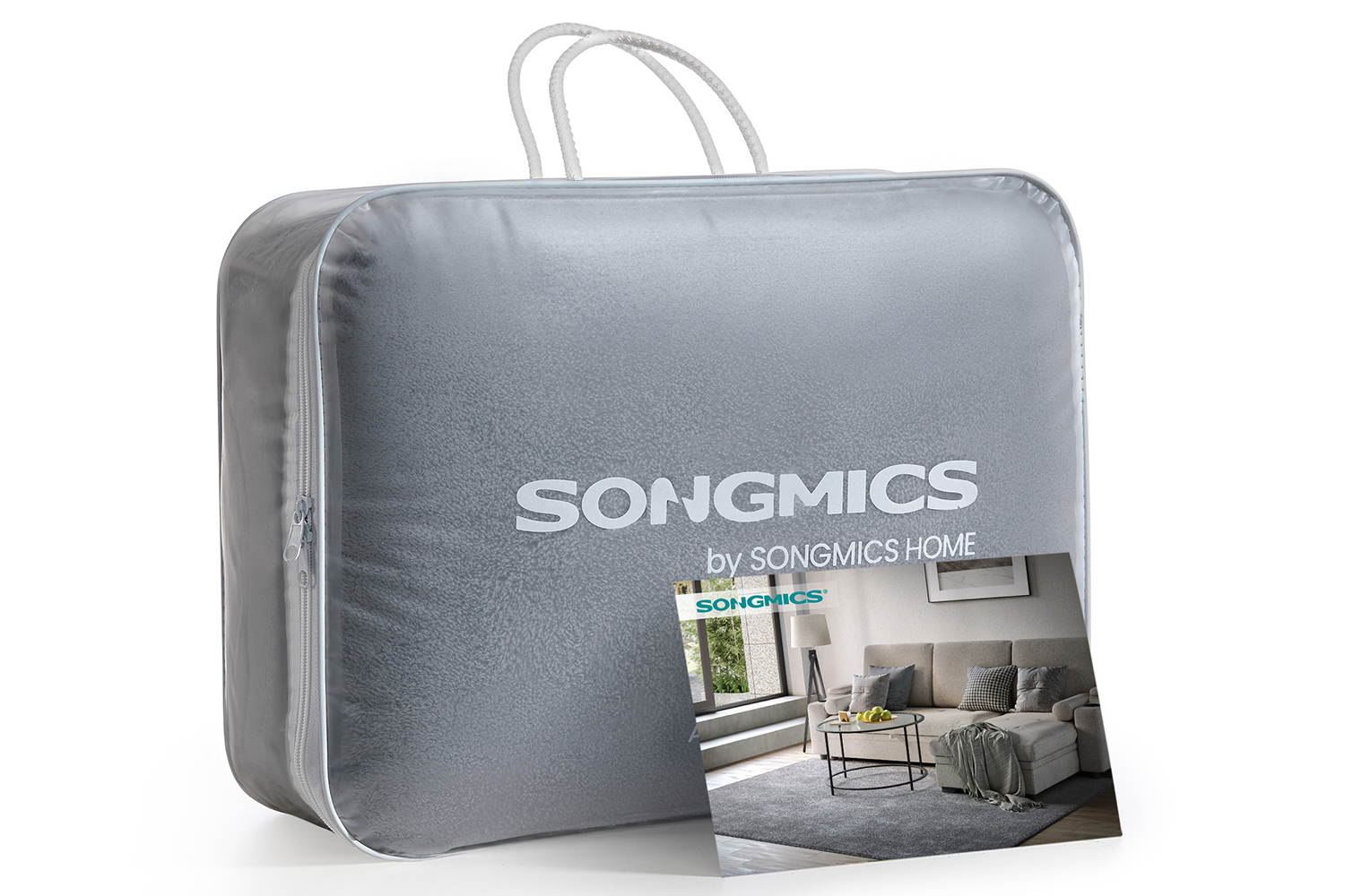 Songmics | Area Rug | Grey | 120 x 170 cm