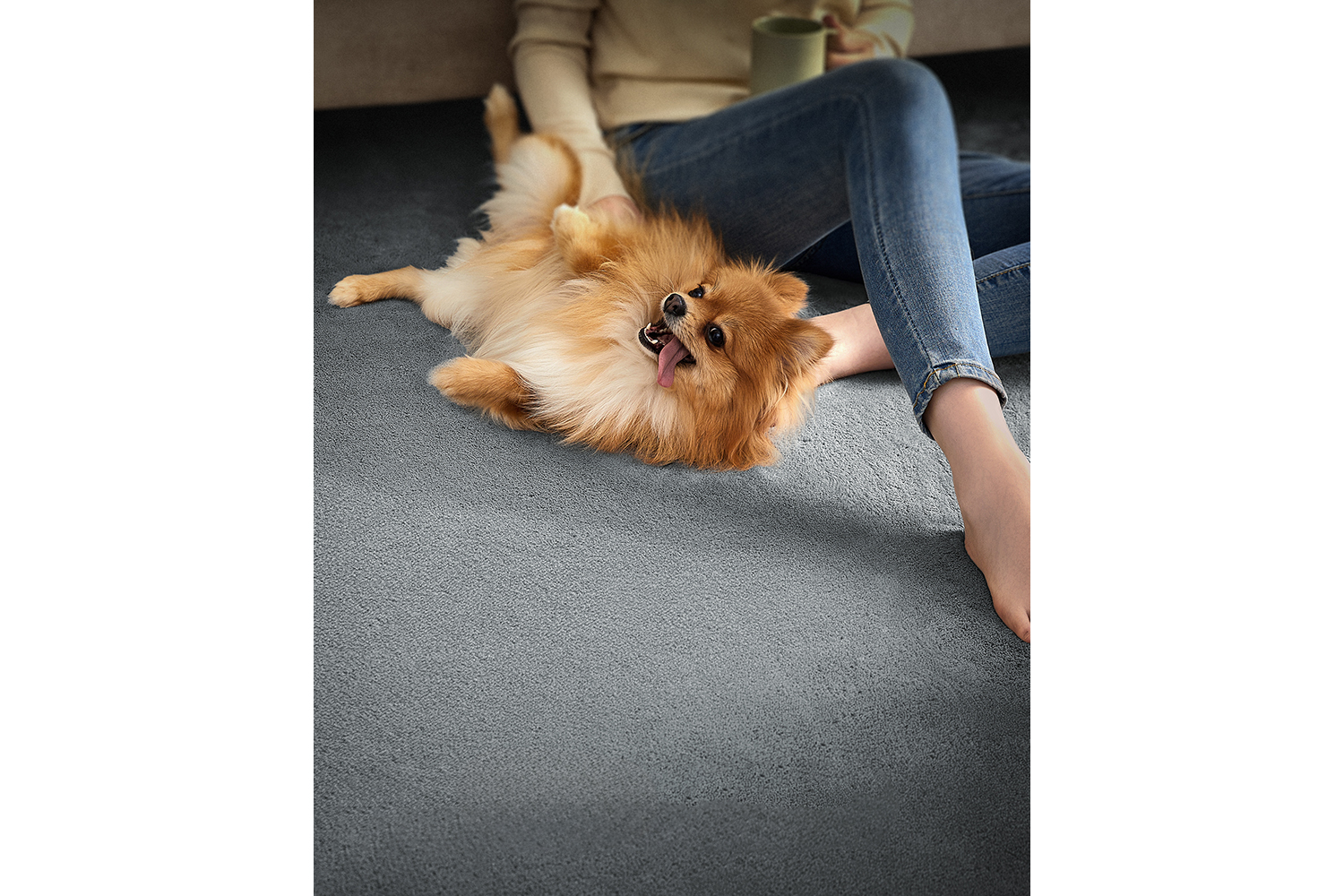 Songmics | Area Rug | Grey | 120 x 170 cm