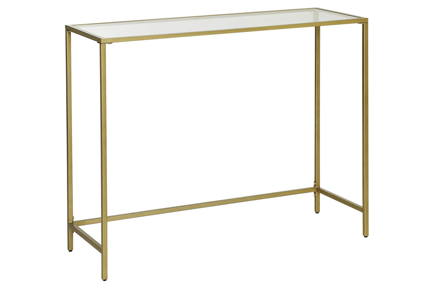 Vasagle Console Table | Gold/Transparent