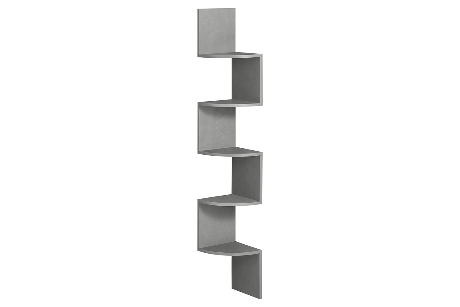 Vasagle Corner Shelf with 5 Shelves | Dove Grey