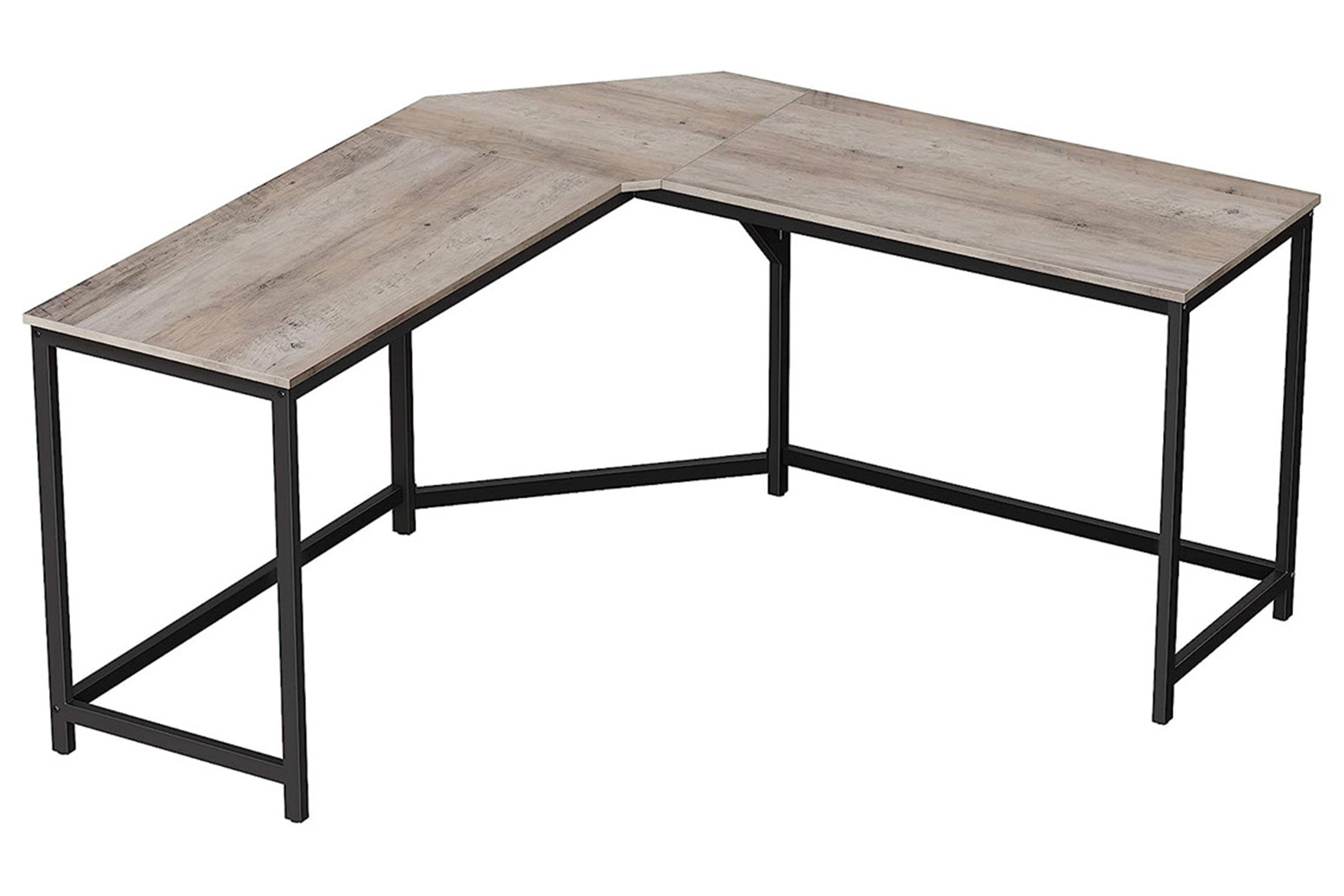 Vasagle L-Shaped Computer Desk | Greige/Black