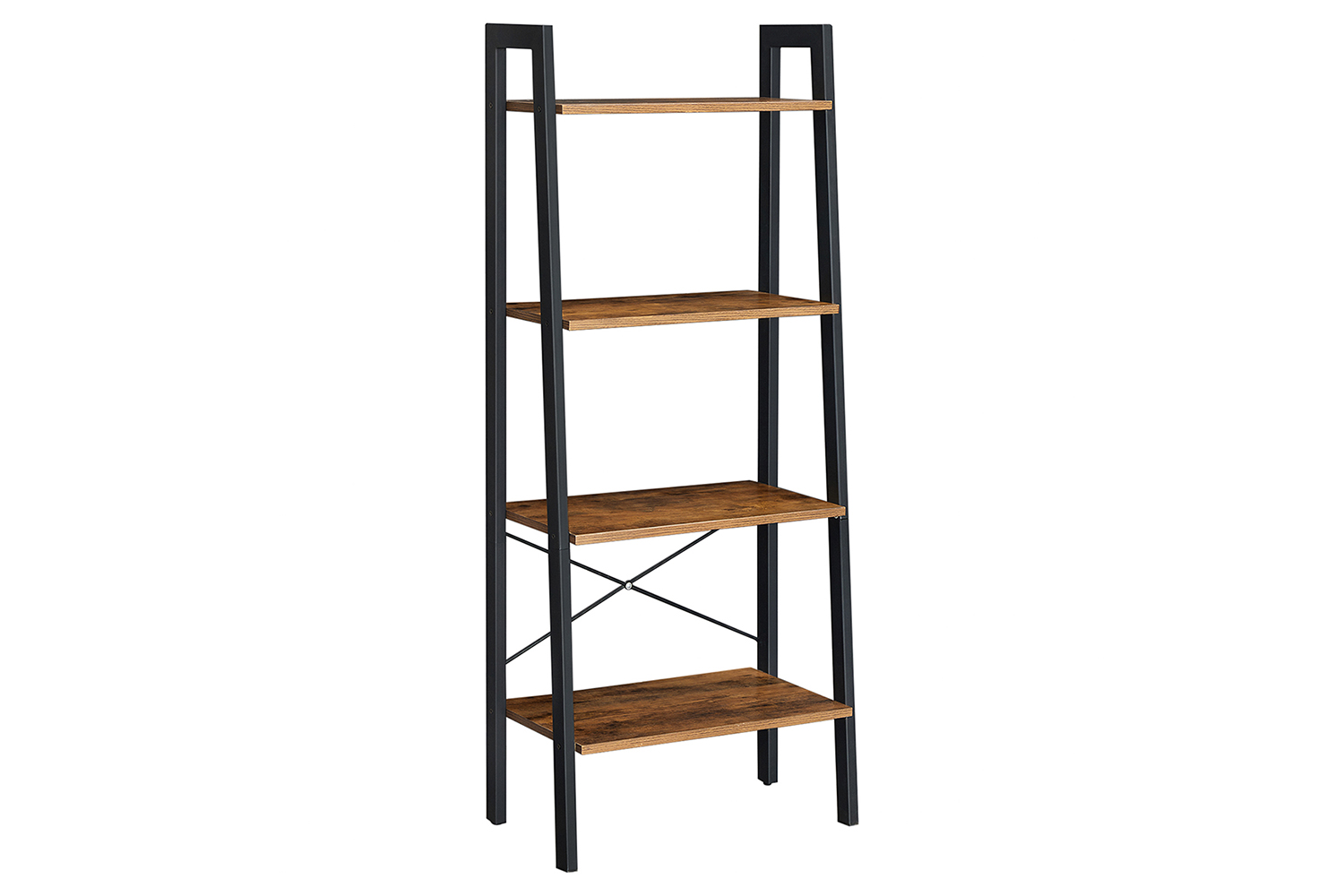 Vasagle Ladder Shelf | 4 Shelves | Rustic Brown
