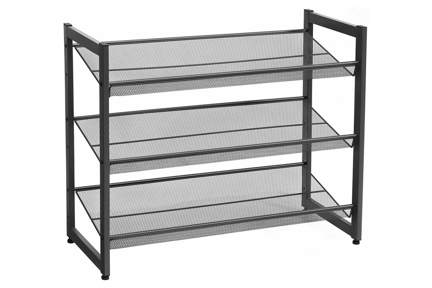 Songmics 3-Tier Shoe Rack | Black