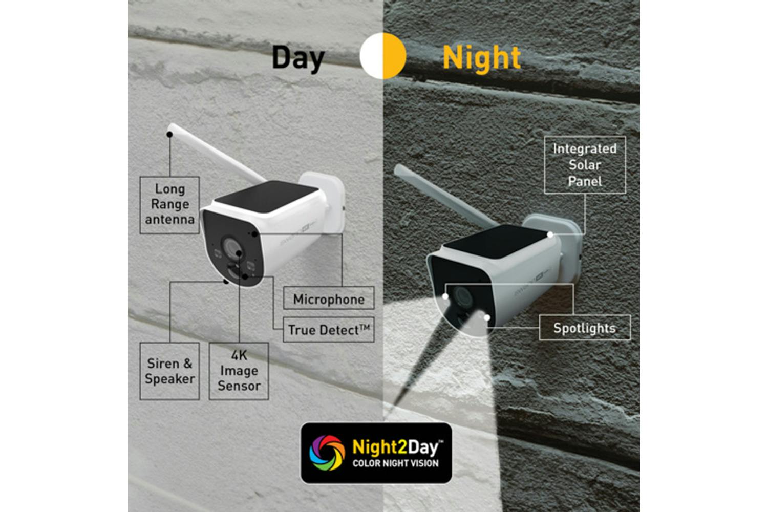 Swann MaxRanger 4K Solar Camera Security System with Longest