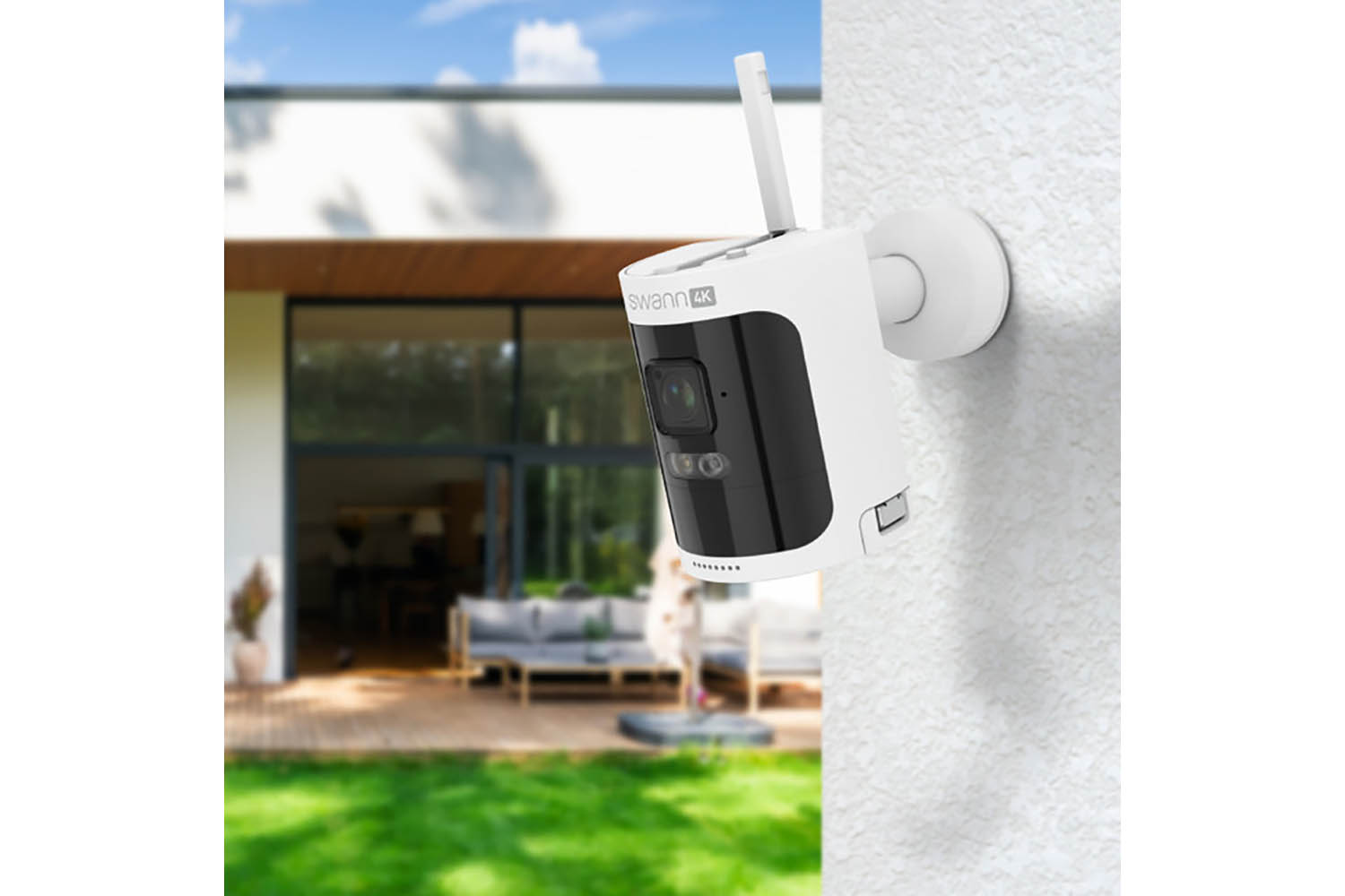 Swann AllSecure 4K Wireless Security Kit with 2 x Wire-Free Cameras & NVR Tower