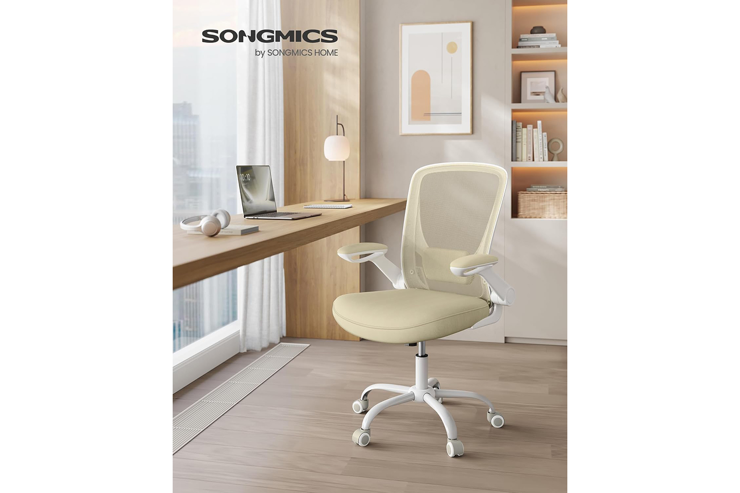 Songmics Ergonomic Office Chair | Oatmeal Beige