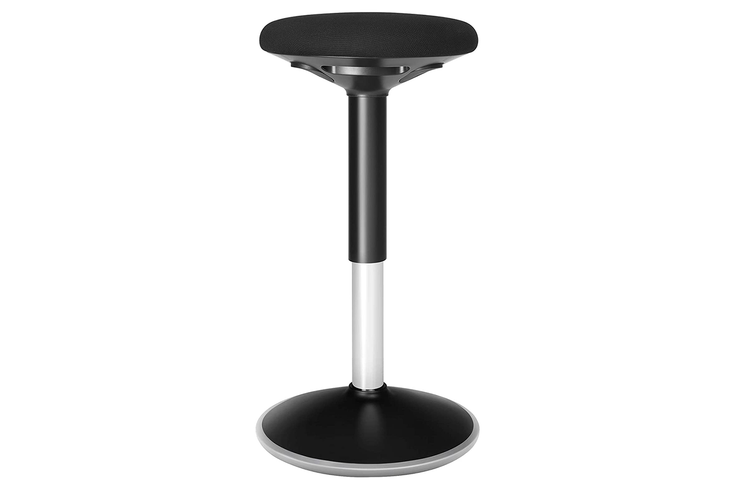 Songmics Swivel Height Adjustable Office Stool | Black