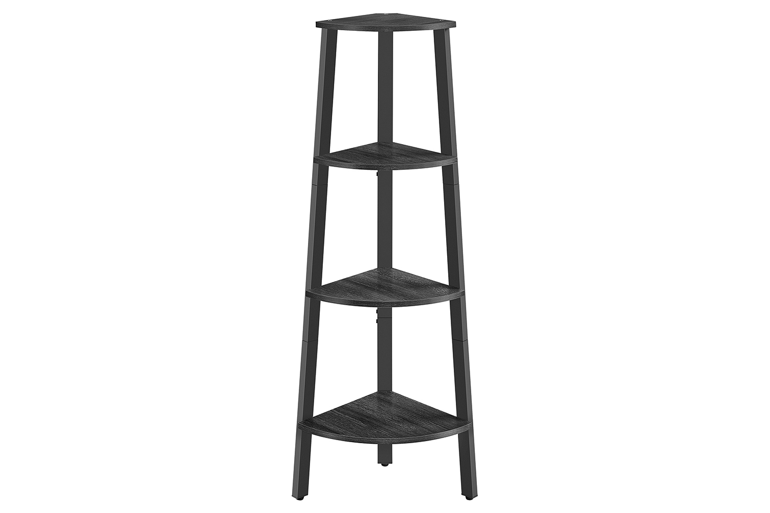 Vasagle Corner Ladder Shelves | 4 Shelves | Grey/Black