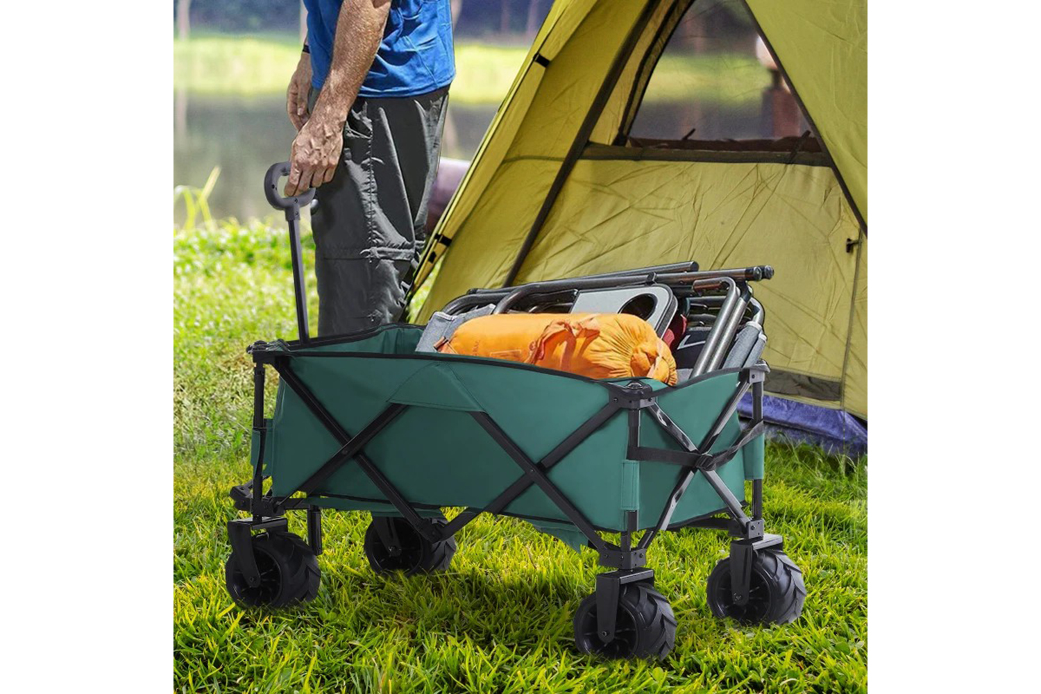 Outsunny 845-311gn - Garden Cart