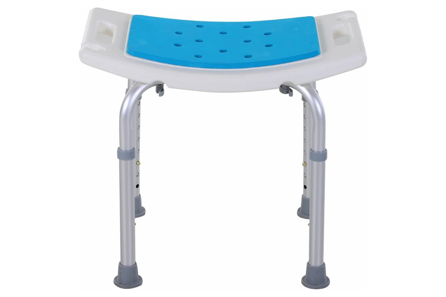 Homcom Aluminium Alloy 6-Level Non-Slip Bathroom Stool | Multicolour
