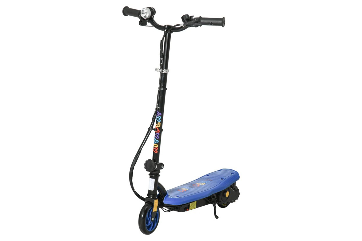 Homcom Foldable Childrens Electric Scooter with LED Headlight | Blue