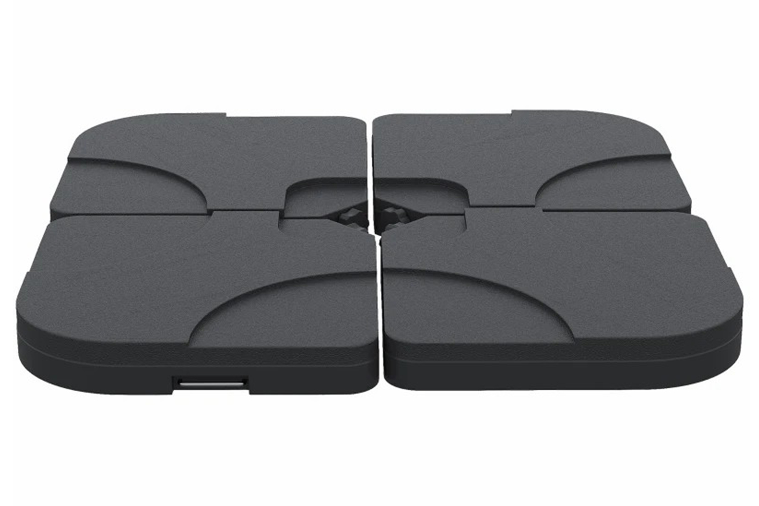 Outsunny Heavy Duty Plastic Umbrella Base | Black