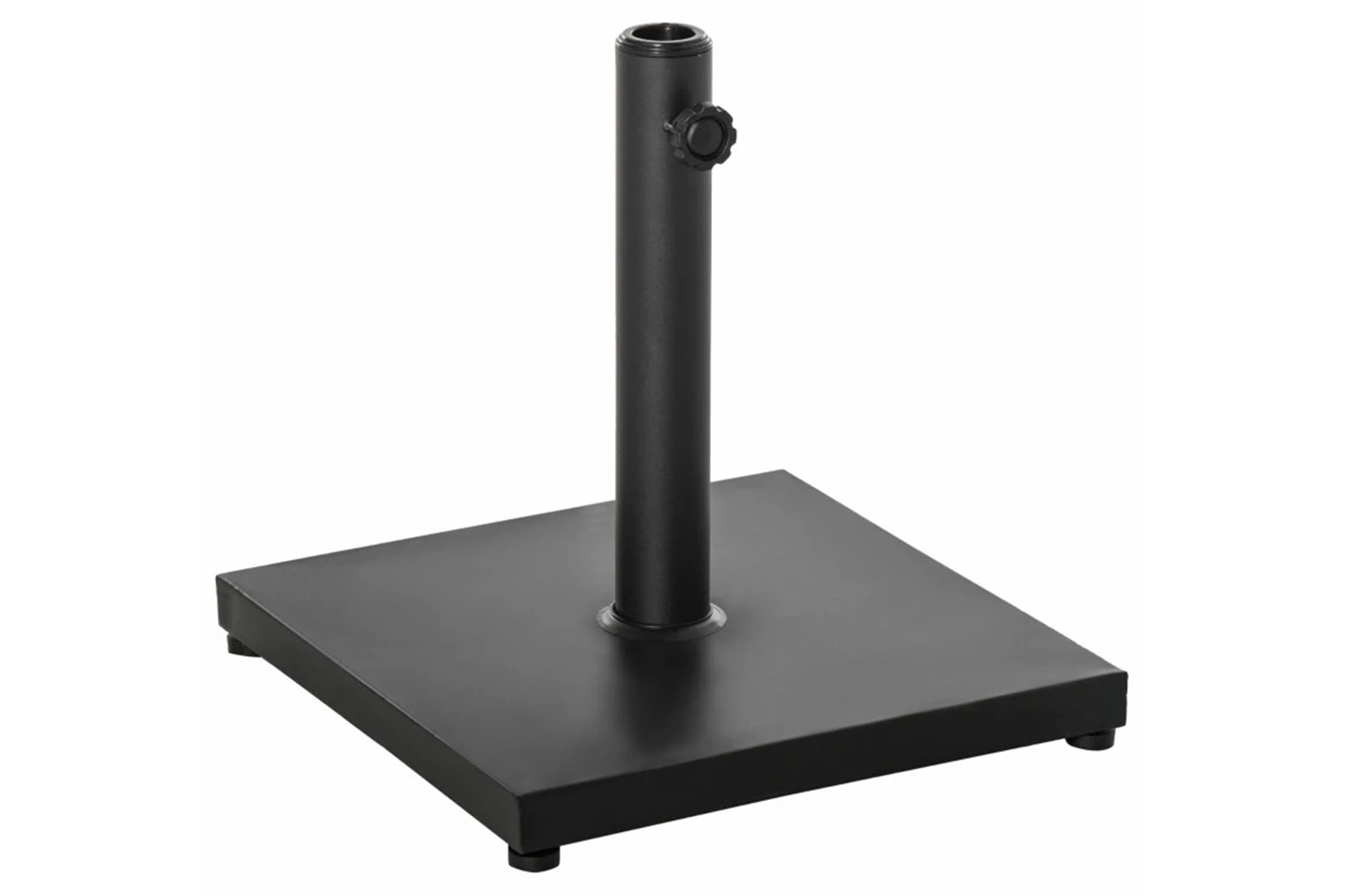 Outsunny Heavy Duty Weighted Umbrella Holder | Black