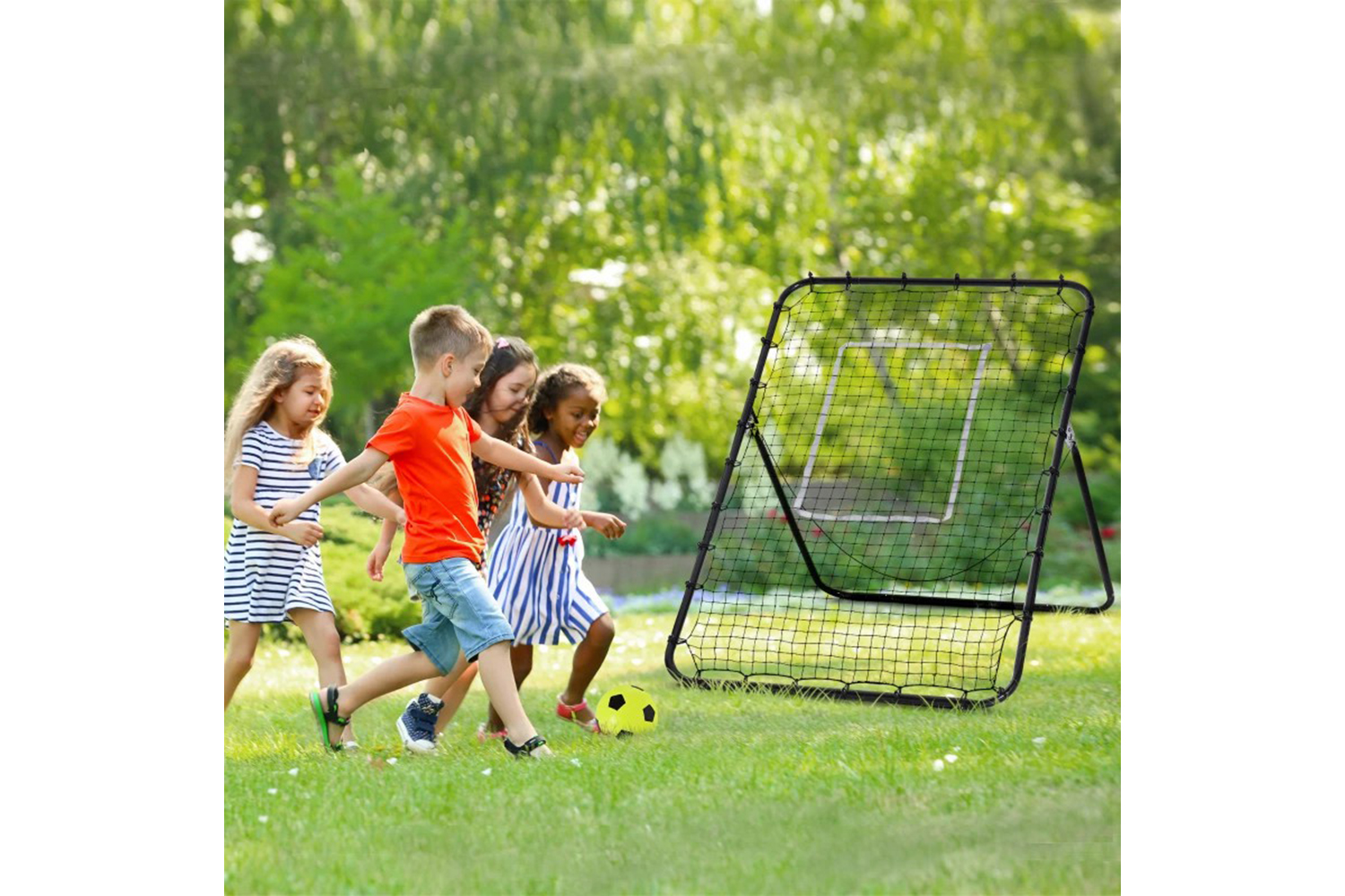 Homcom A90-253 - Soccer Rebounder Net