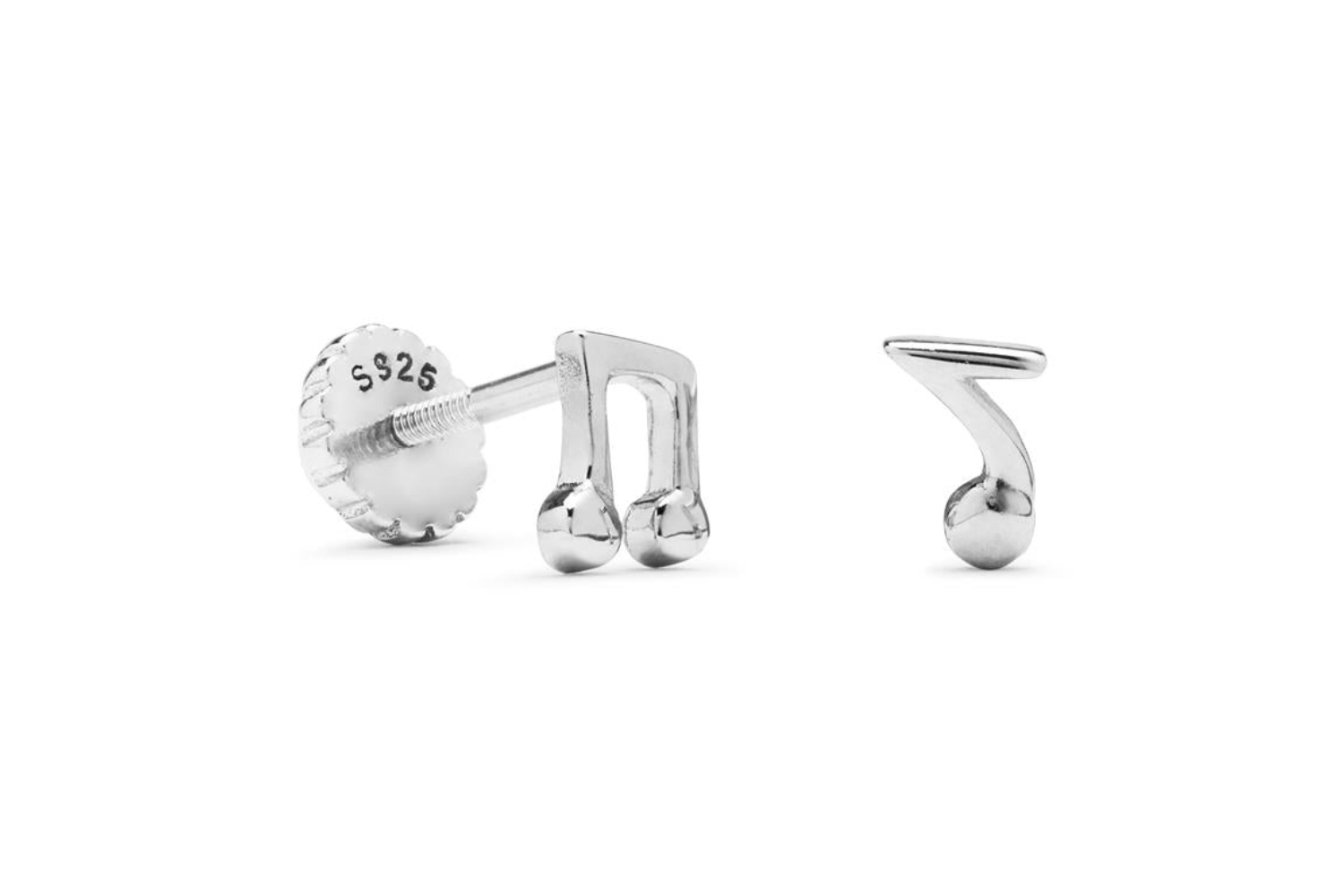 Luxenter Nimac Earrings | Sterling Silver Studs