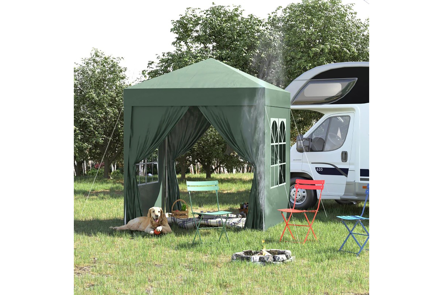 Outsunny 100110-066gr - Pop Up Canopy