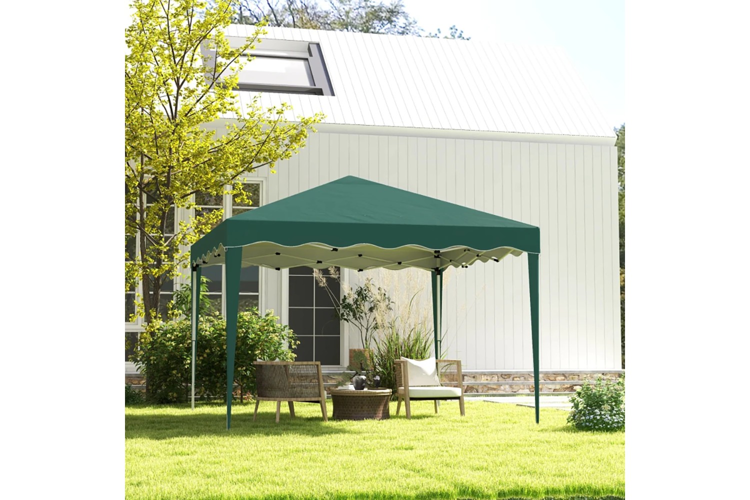Outsunny 84c-263v04gn - Pop Up Canopy
