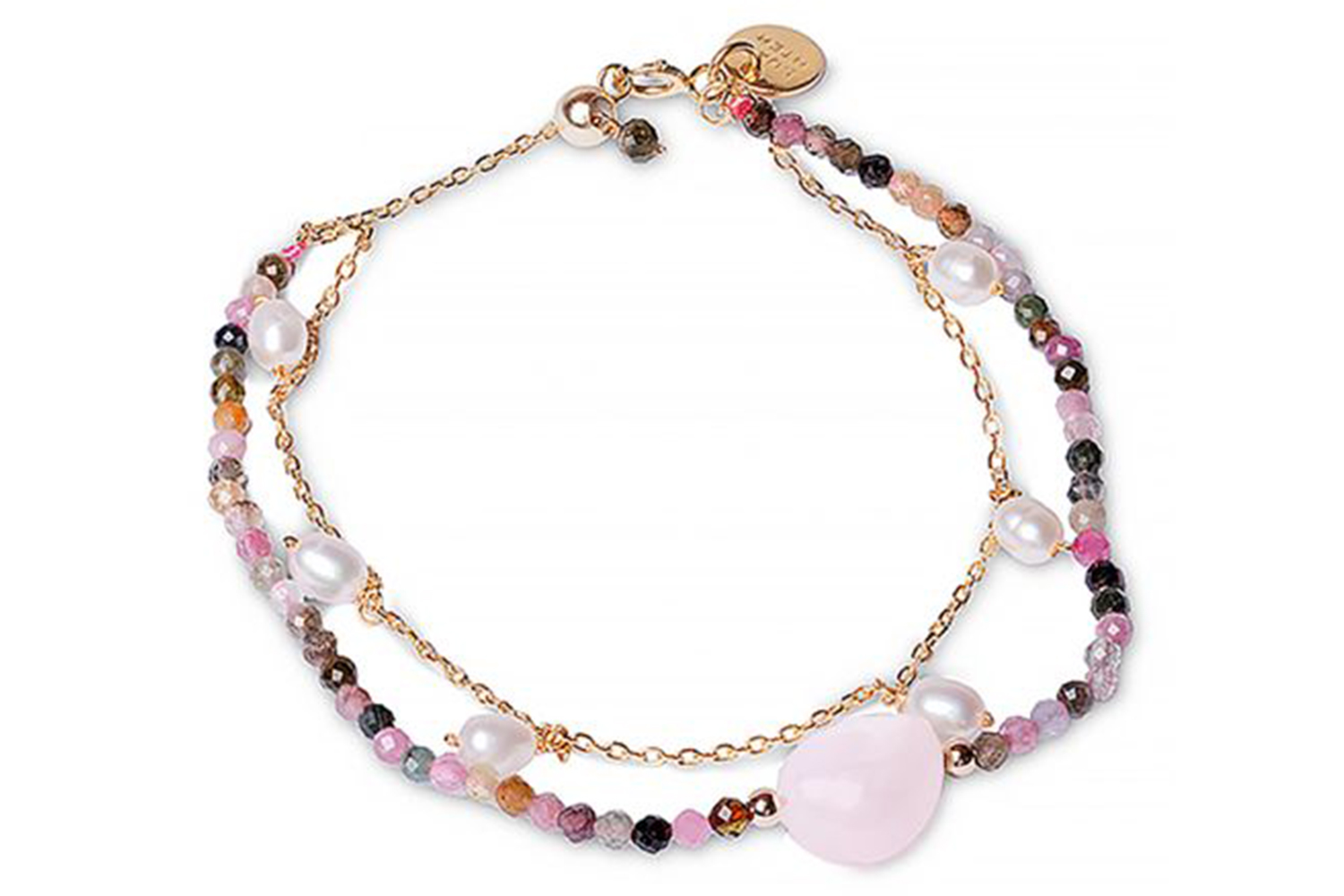 Luxenter Ysna Bracelet | Rose Gold Pink Quartz