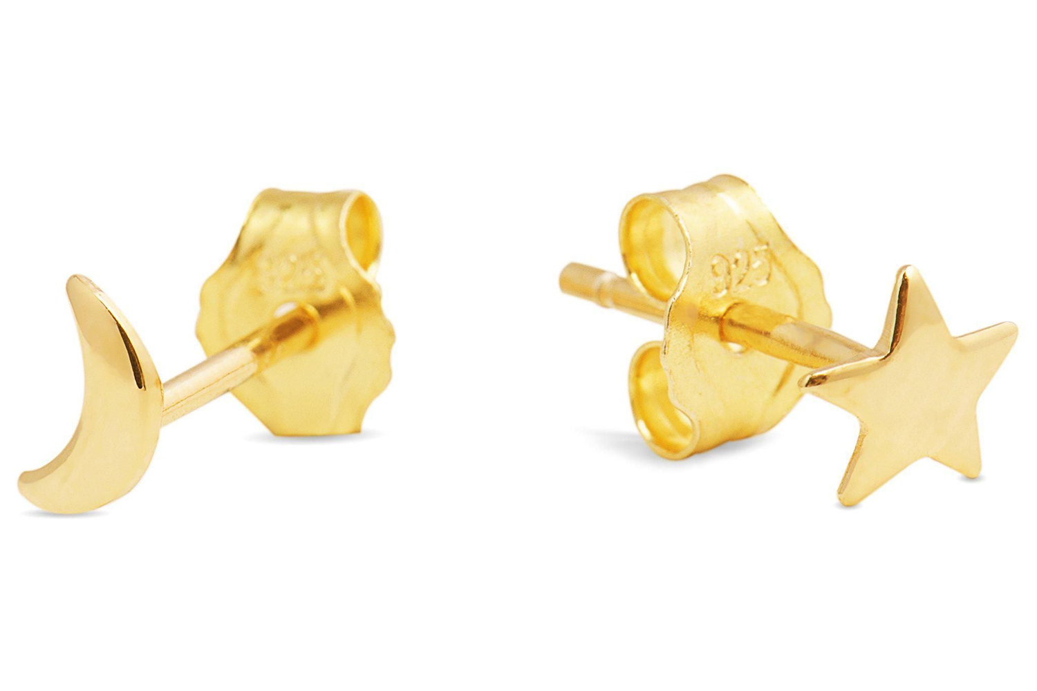 Luxenter Acarea Earrings | Statement Gold Studs