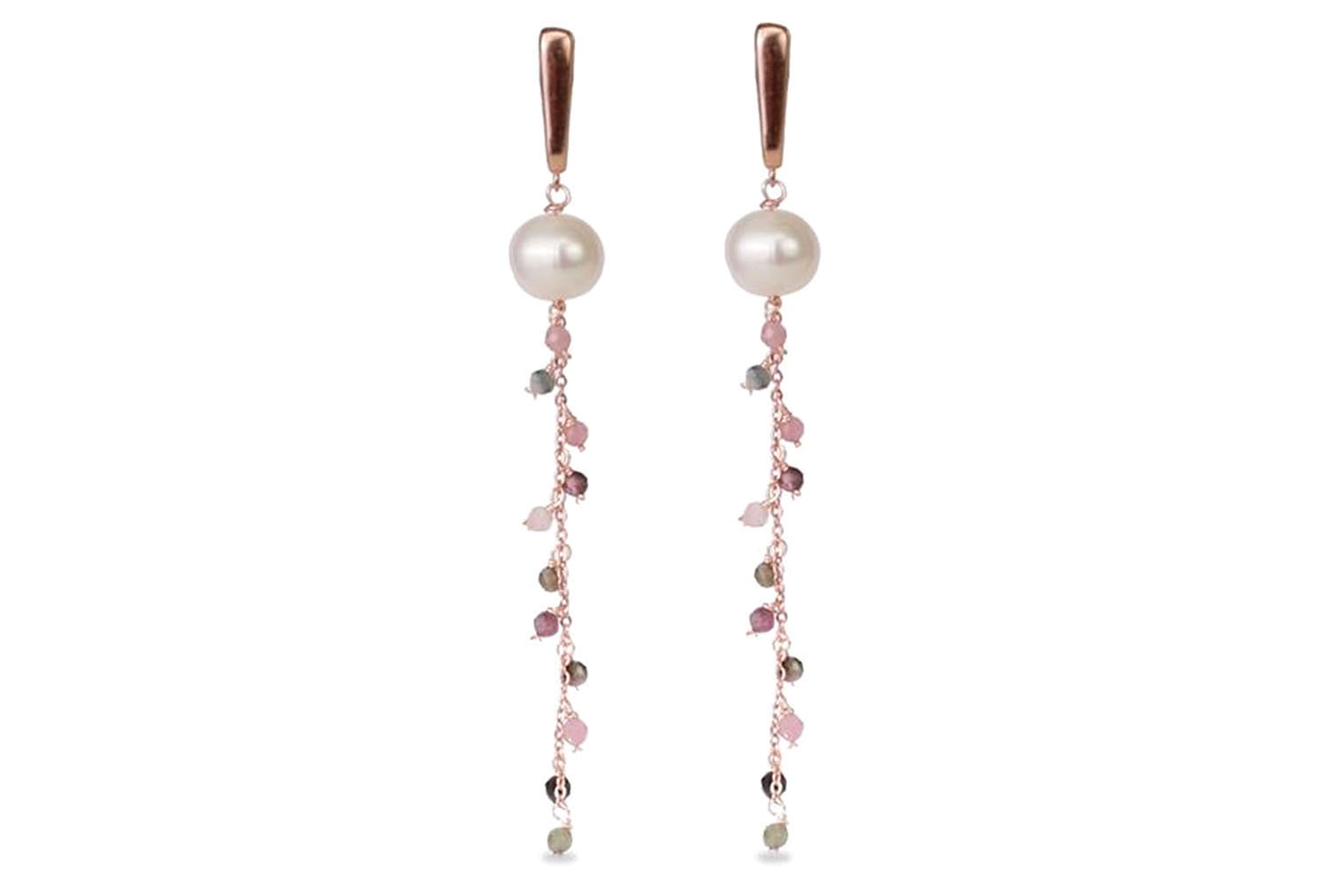 Luxenter Hildar Earrings | Silver Dangling Earrings Set with Natural Amethyst